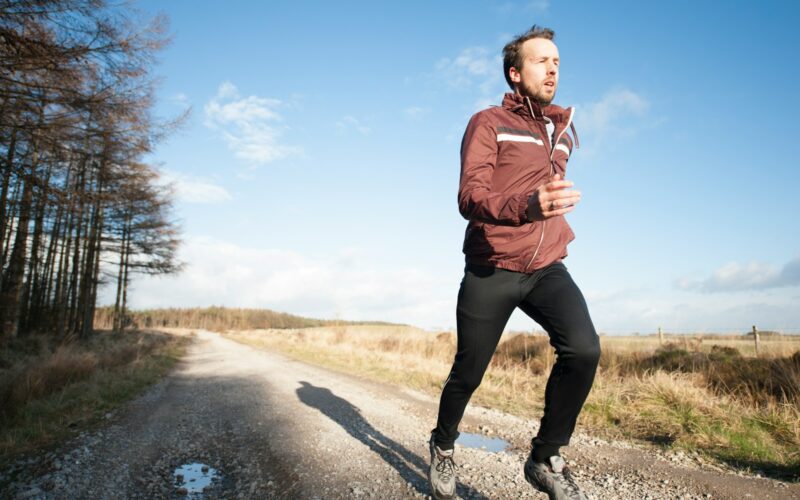 person running